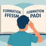 Personne réfléchissant entre la formation plongée FFESSM et la formation plongée PADI