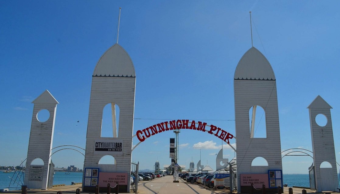 Cunningham Pier à Geelong, point de départ vers la baie de Port Phillip pour les plongeurs