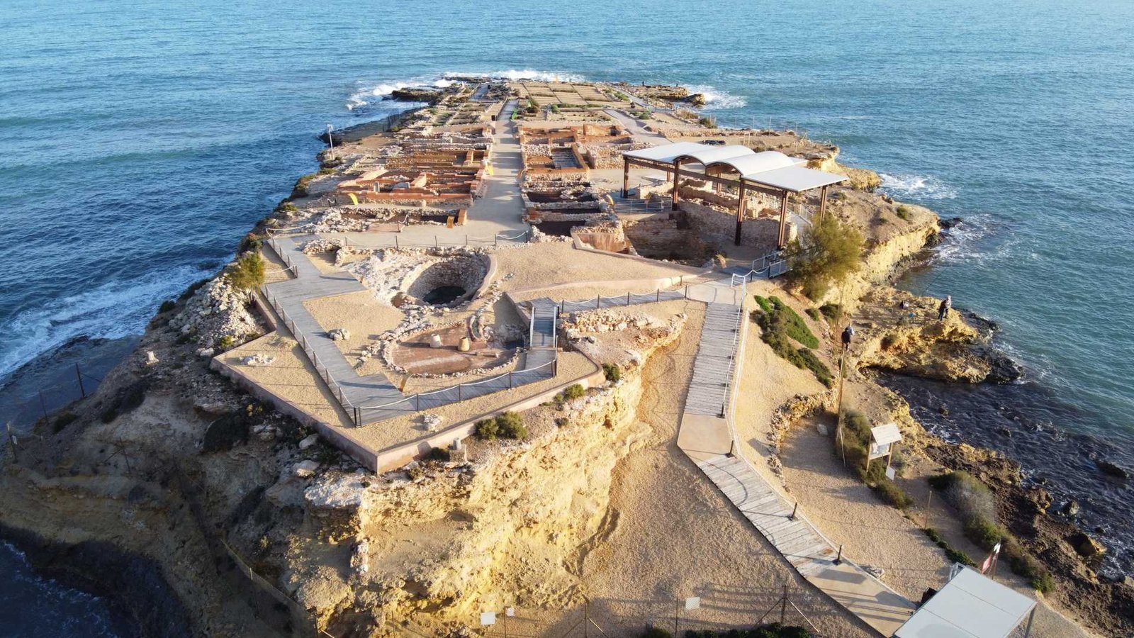Site archéologique de l'Illeta dels Banyets à El Campello en bord de mer